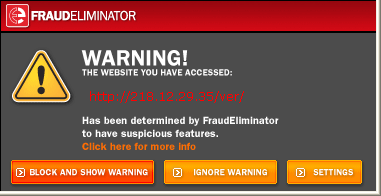 Warning Dialog